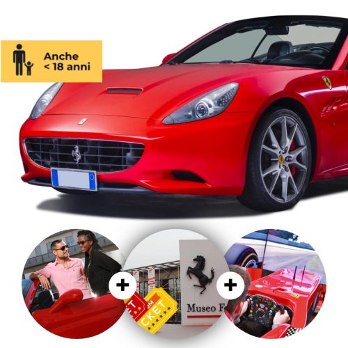 Пакет Тест-драйв Ferrari California + симулятор Формулы-1 + музеи